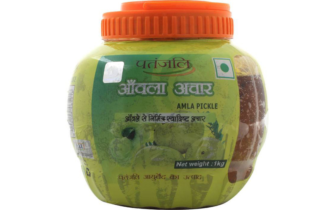 Patanjali Amla Pickle    Plastic Jar  1 kilogram